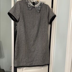 Elegant Black and White mini Dress